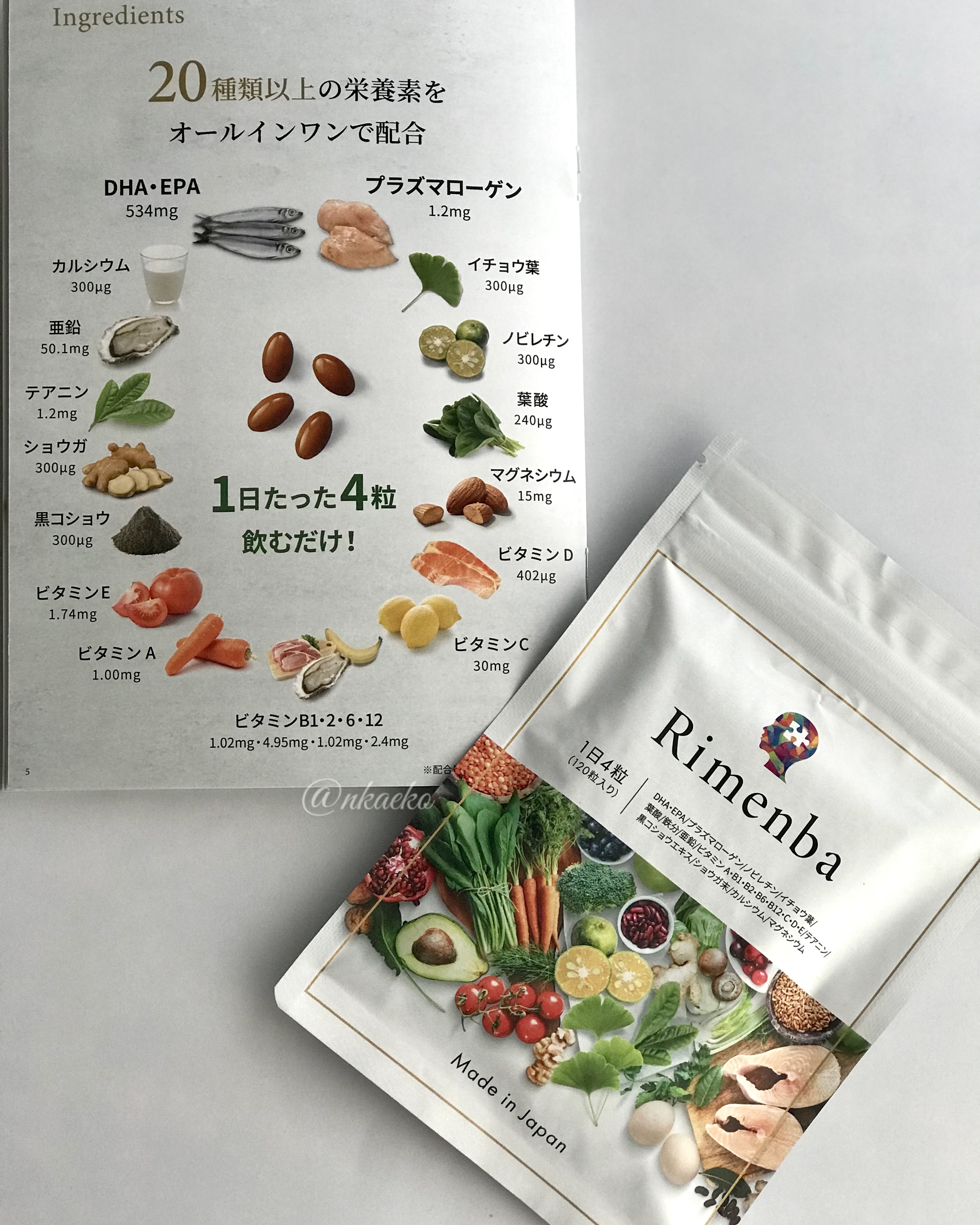 Rimenba/rimenba/健康サプリメントを使ったクチコミ（3枚目）