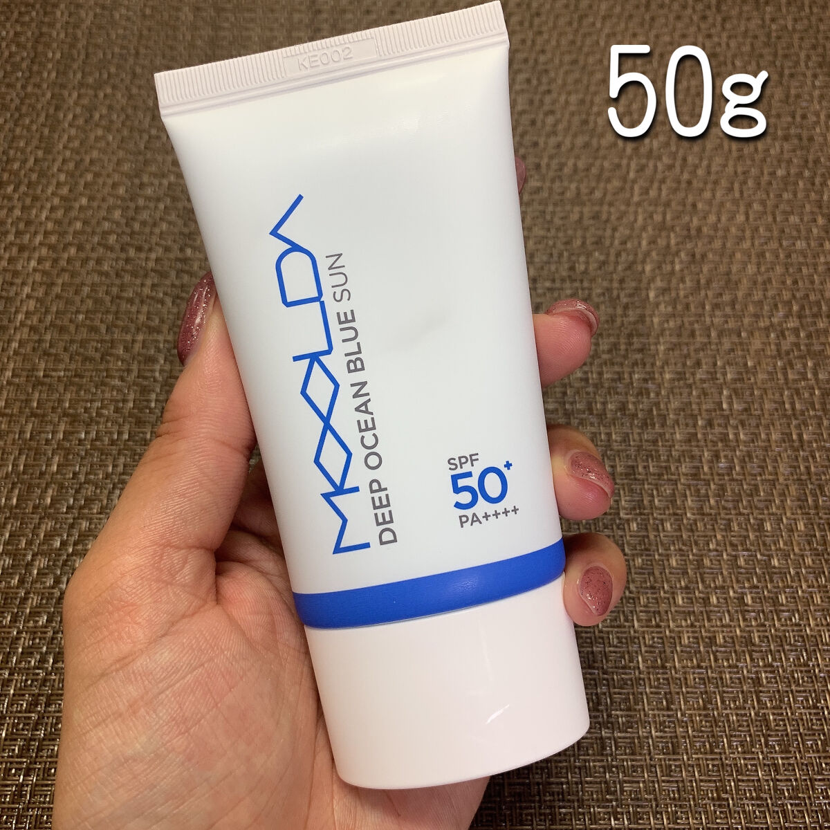 ディープオーシャンブルーサン/MOOLDA/日焼け止め・UVケアを使ったクチコミ（2枚目）