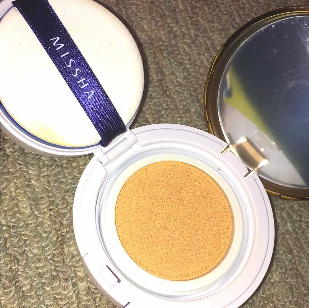 M クッション ファンデーション(モイスチャー)/MISSHA/クッションファンデーションを使ったクチコミ(2枚目)