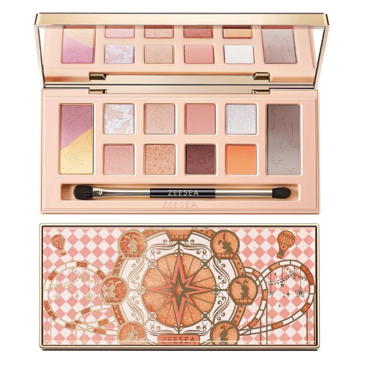 アリスドリームランドシリーズ 12色アイシャドウパレット（ZEESEA×大英博物館）/ZEESEA/アイシャドウパレットを使ったクチコミ（1枚目）