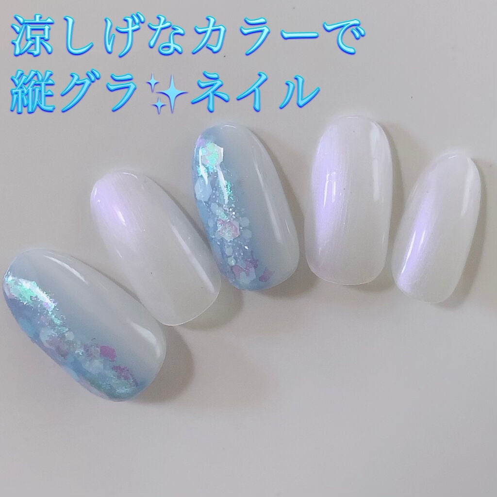 オーロラフレーク/プリジェル/ネイルチップ・パーツを使ったクチコミ(1枚目)