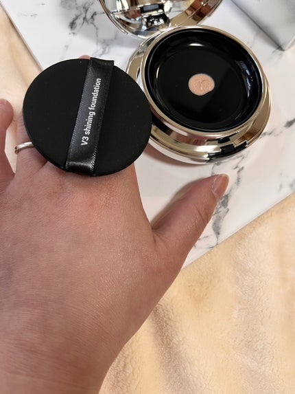 V3シャイニングファンデーション/SPICARE/クッションファンデーションを使ったクチコミ(5枚目)