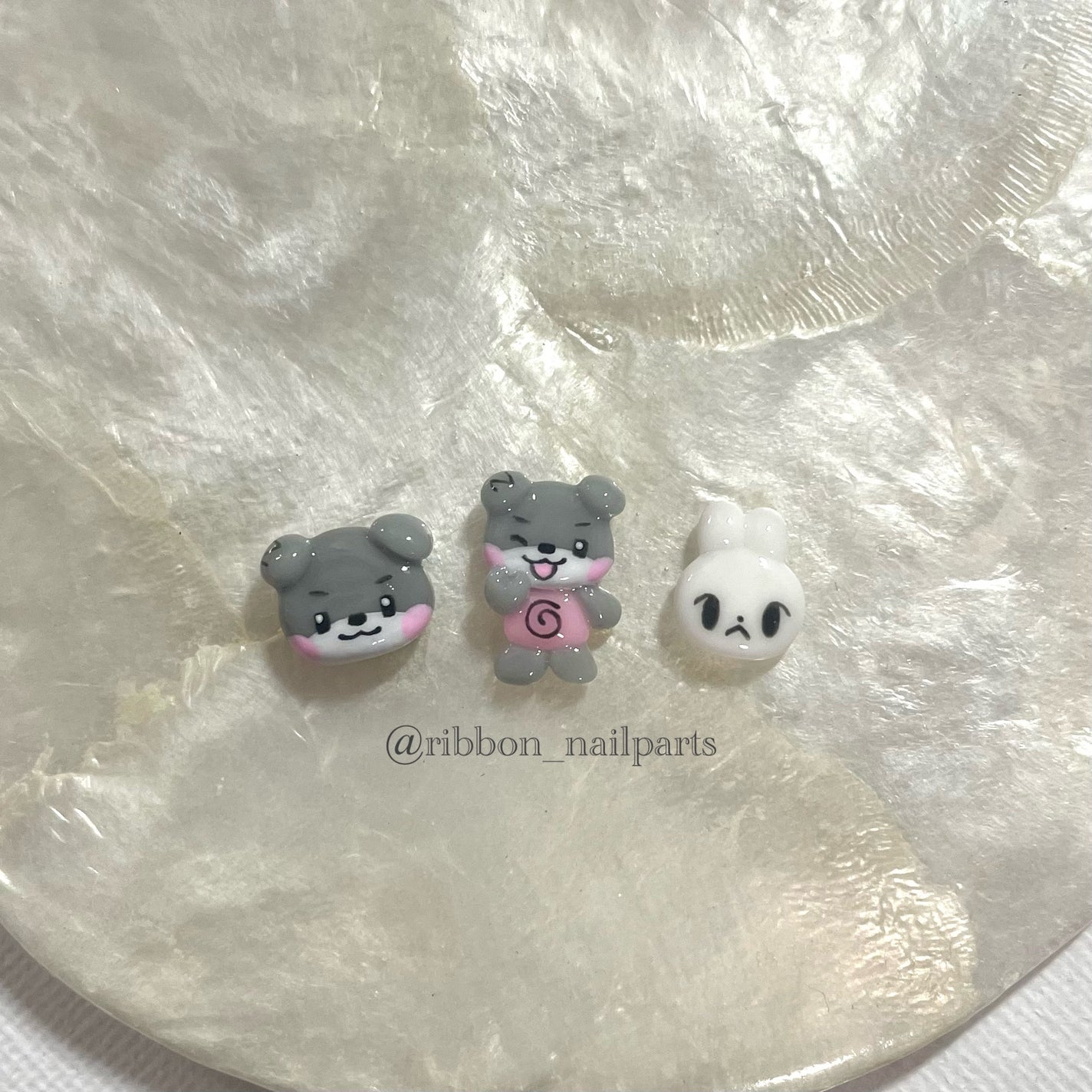 りぼん୨୧⑅* on LIPS 「⟡..#3Dネイル#3Dネイルパーツ#3Dパーツ#3Dパーツオ..」(1枚目)