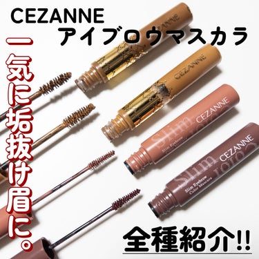 アイブロウマスカラ/CEZANNE/眉マスカラを使ったクチコミ（1枚目）