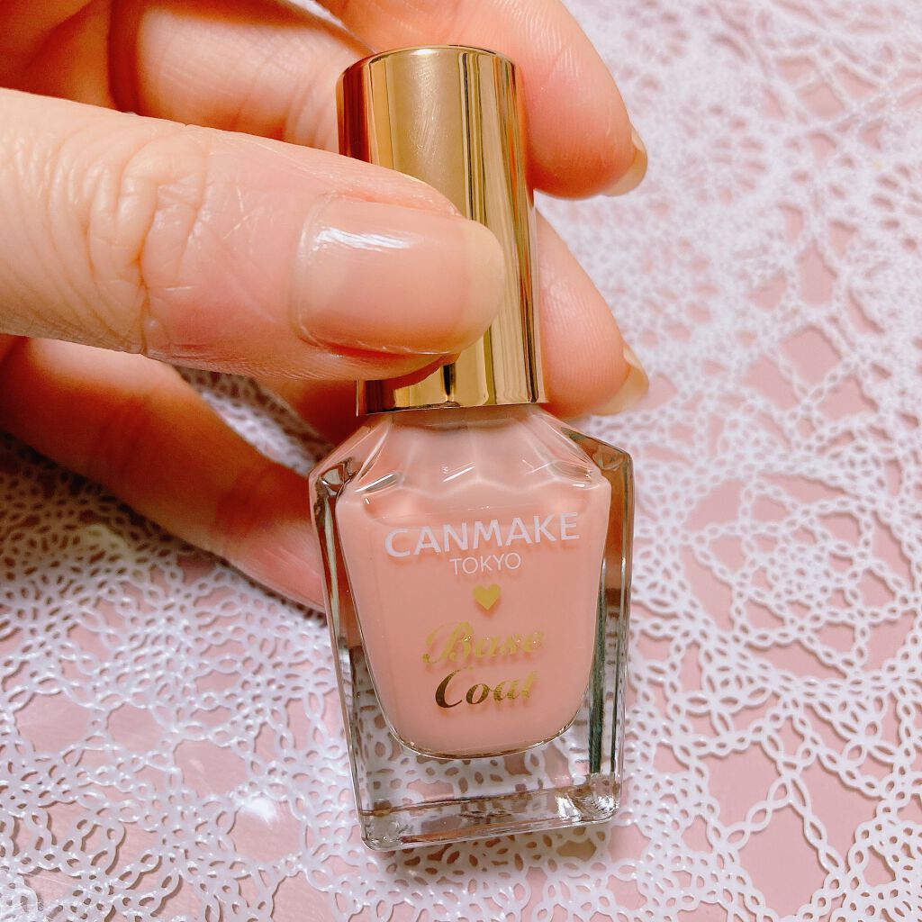 カラフルネイルズ NBC ベースコート/キャンメイク/マニキュアを使ったクチコミ（1枚目）