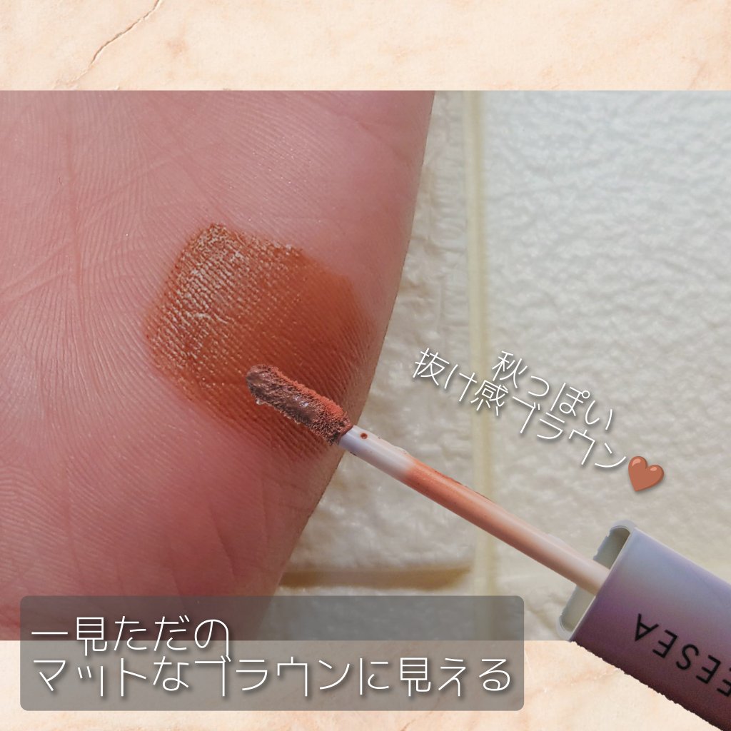 ダイヤモンドシリーズ 星空リキッドアイシャドウ BR 01 秋風/ZEESEA/リキッドアイシャドウを使ったクチコミ（3枚目）