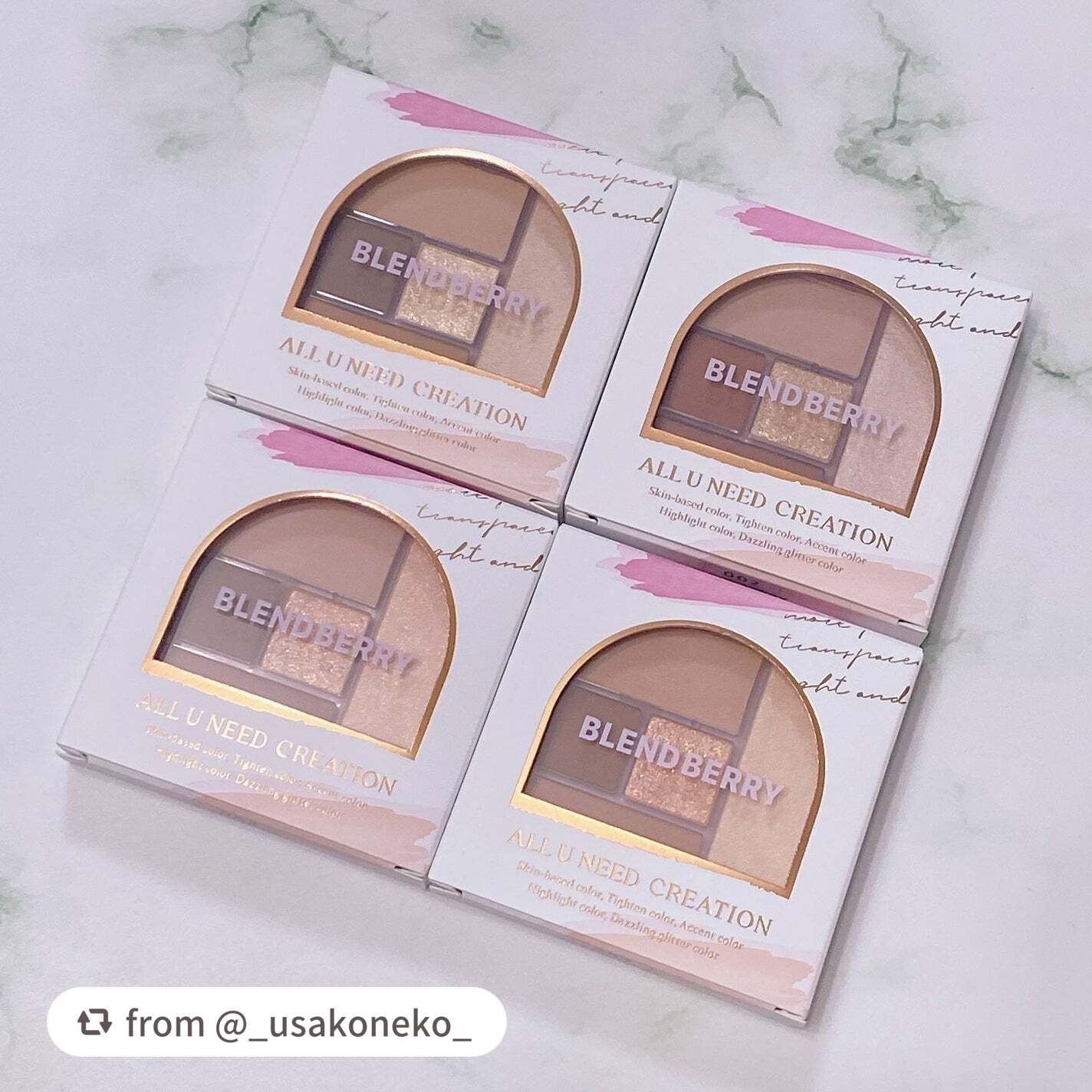 ブレンドベリー オールユーニード クリエイション/BLEND BERRY/マルチパレットを使ったクチコミ(5枚目)