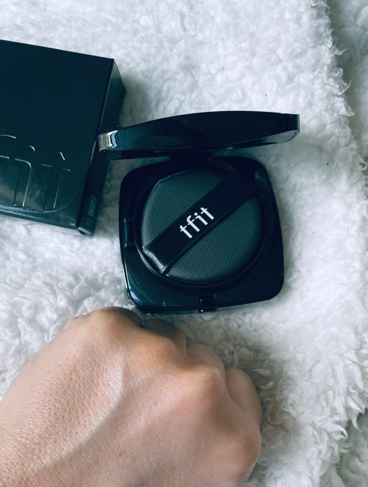 レイヤリングフィット グロークッションEX/TFIT/クッションファンデーションを使ったクチコミ(5枚目)