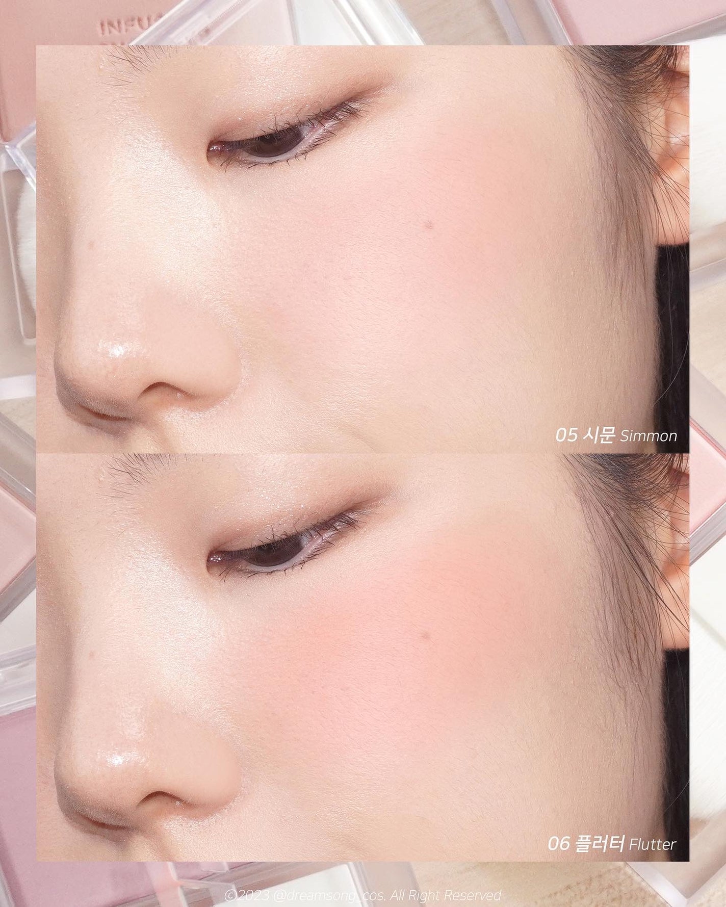 マイフェイブ インフュージング ブラッシュ/HOLIKA HOLIKA/パウダーチークを使ったクチコミ(8枚目)