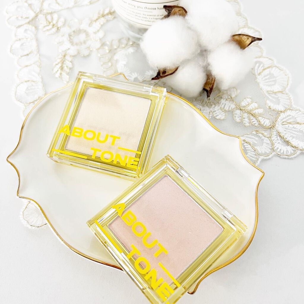 ライトオンミーハイライター/ABOUT TONE/パウダーハイライトを使ったクチコミ(1枚目)