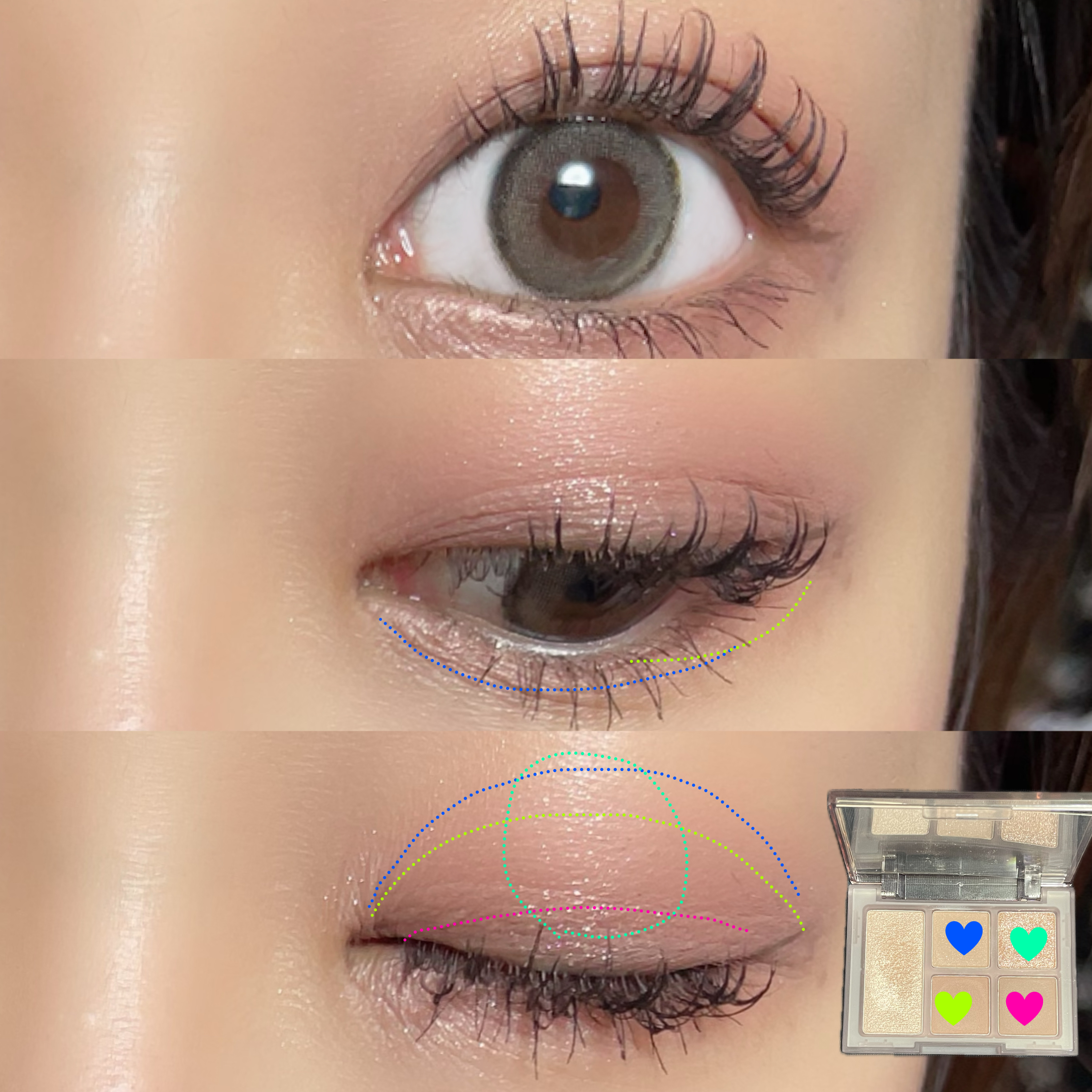 マイベストライナー ビターグレージュ/ドーリーウインク/リキッドアイライナーを使ったクチコミ（2枚目）