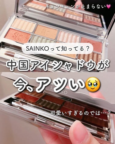 SAINKO　ベルベットアイシャドウパレット/SAINKO/アイシャドウパレットを使ったクチコミ（1枚目）