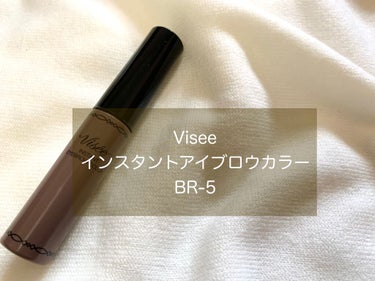 リシェ インスタント アイブロウ カラー BR-5　ダークブラウン/Visée/眉マスカラを使ったクチコミ（1枚目）