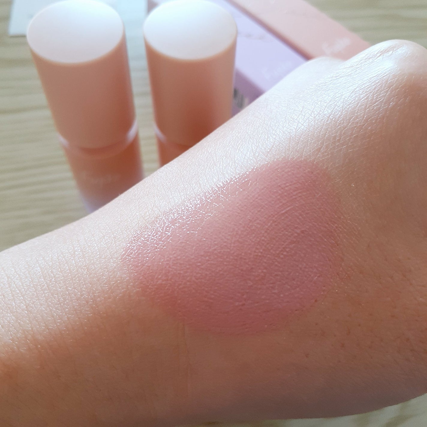 ⽔彩チーク/Fujiko/リキッドチークを使ったクチコミ(5枚目)