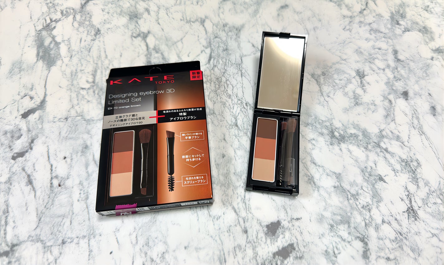 ケイト デザイニングアイブロウ3D/KATE/パウダーアイブロウを使ったクチコミ(1枚目)