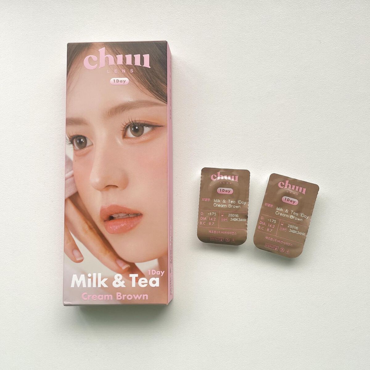 chuuLENS Milk&Tea 1day/chuu LENS/ワンデー(1DAY)カラコンを使ったクチコミ(4枚目)