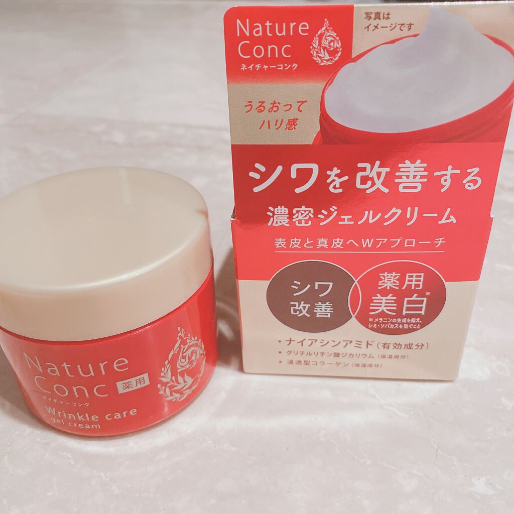 buzz0109 on LIPS 「ネイチャーコンク 薬用リンクルケアジェルクリーム薬用シワ改善ジ..」(1枚目)