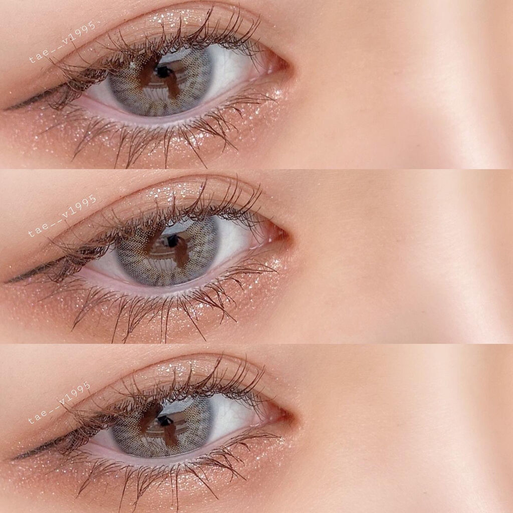 エアリス(Heiress) グレー/OLOLA/カラーコンタクトレンズを使ったクチコミ（2枚目）