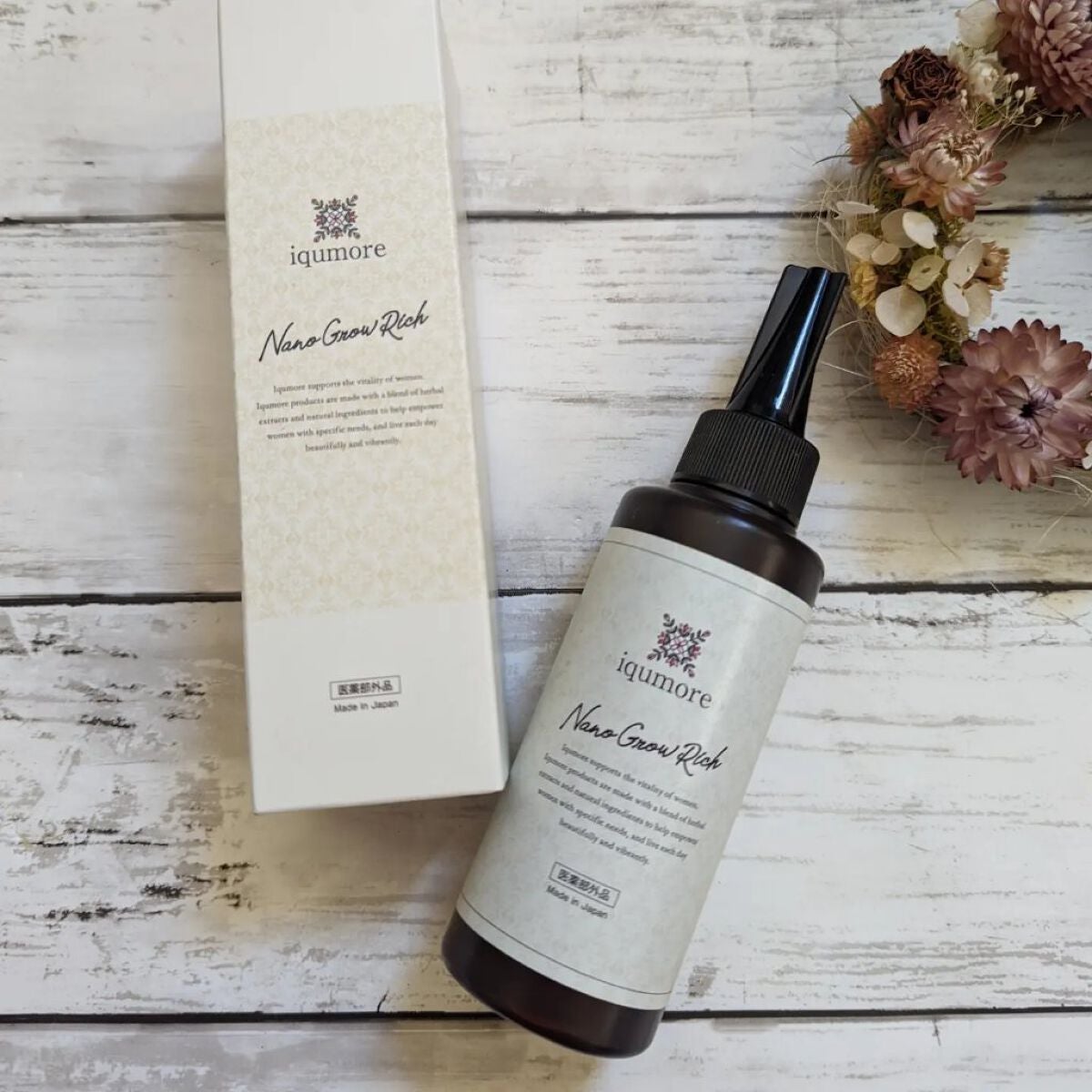 ナノグロウリッチ/iqumore/頭皮ローションを使ったクチコミ(1枚目)