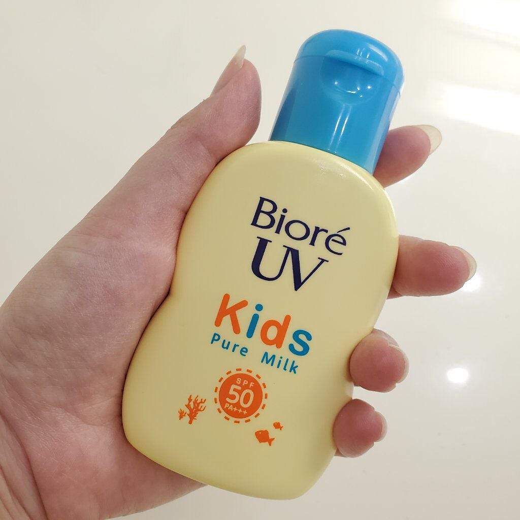 ビオレUV キッズピュアミルク/ビオレ/日焼け止めミルクを使ったクチコミ(1枚目)