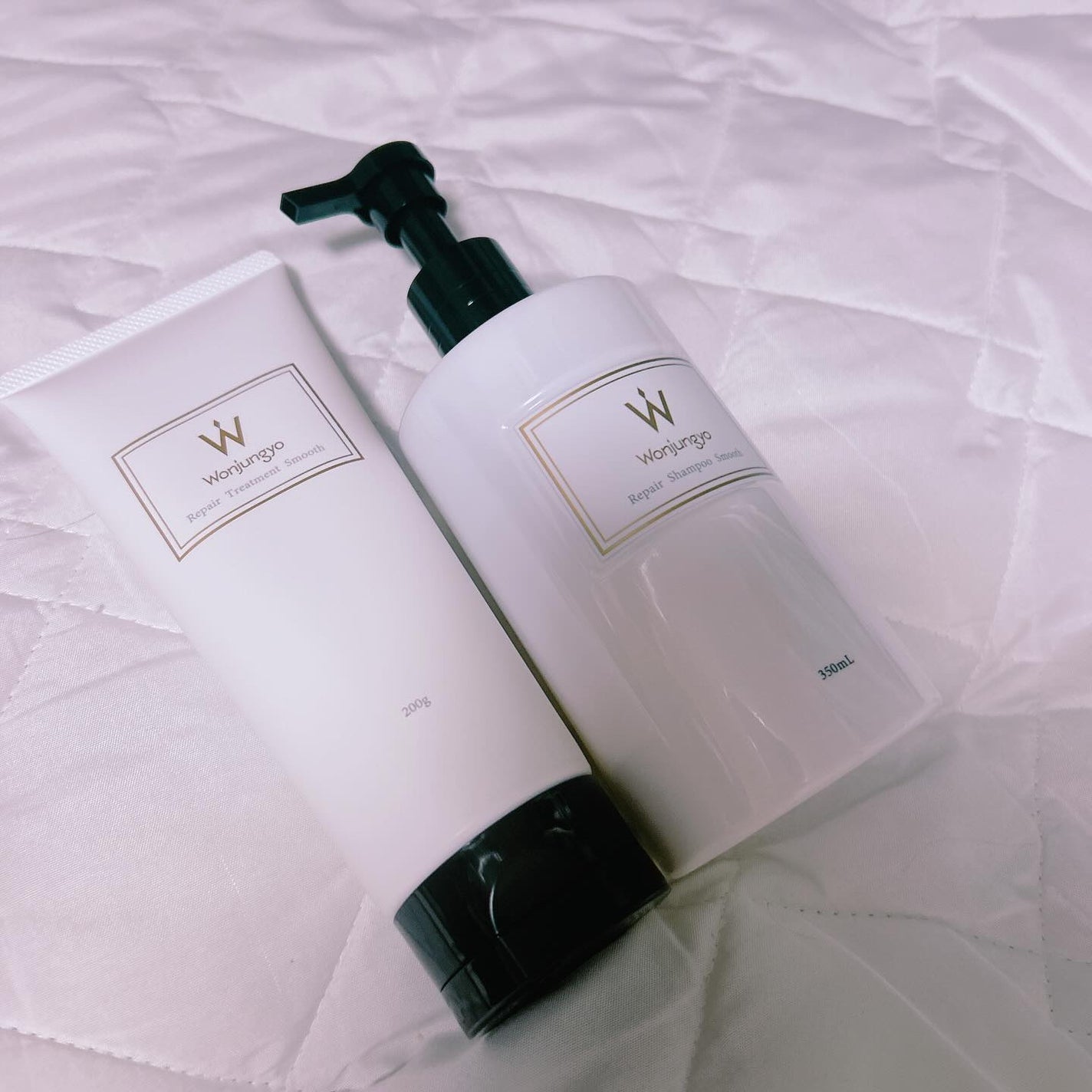 ウォンジョンヨ リペアシャンプー スムース/リペアトリートメント スムース/Wonjungyo/市販シャンプーを使ったクチコミ(1枚目)