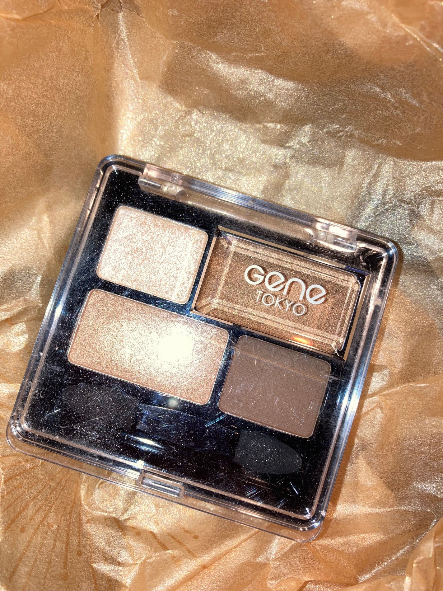 リラクシーアイシャドウ/GENE TOKYO/アイシャドウパレットを使ったクチコミ(1枚目)