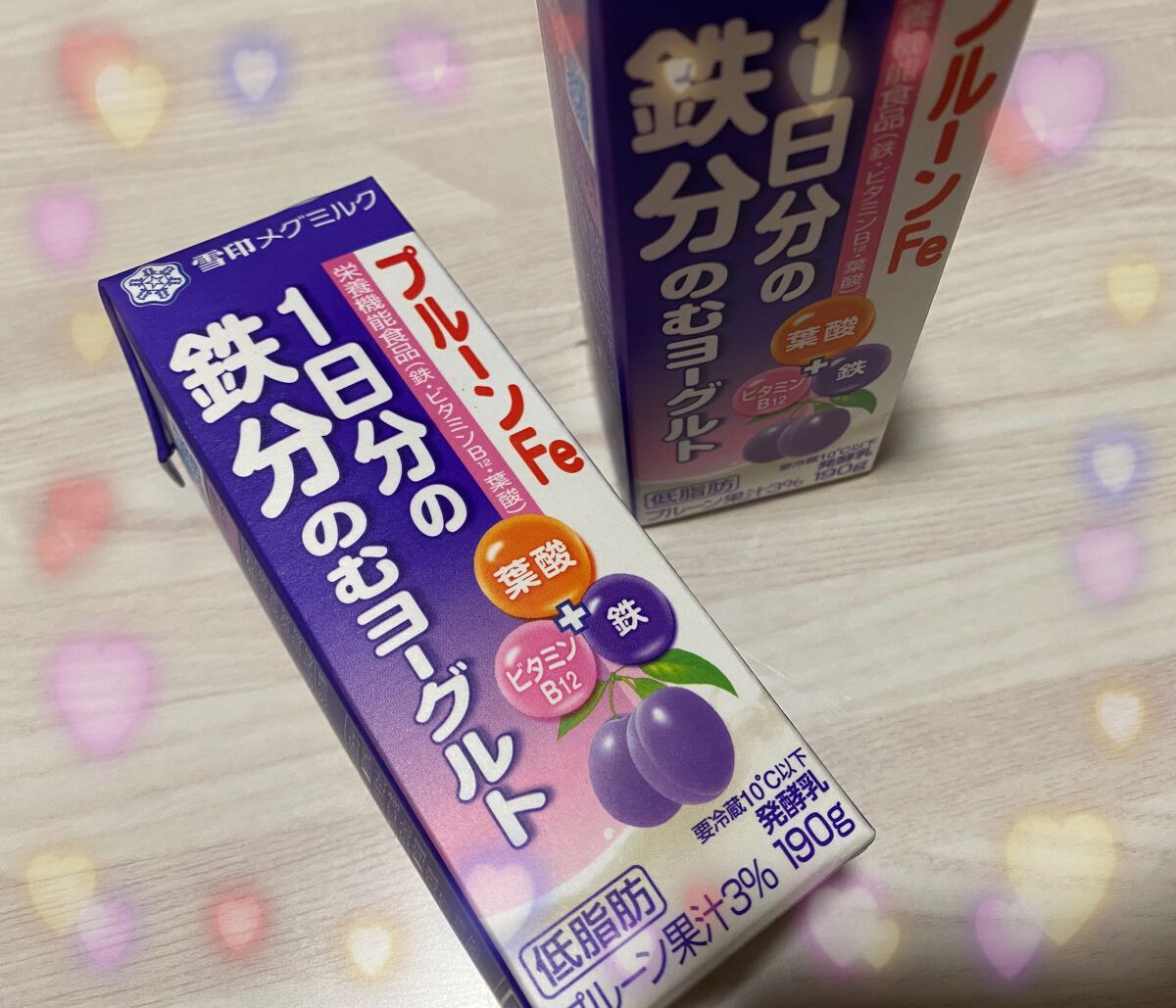 プルーンFe 1日分の鉄分 のむヨーグルト/雪印メグミルク/飲むヨーグルトを使ったクチコミ(1枚目)