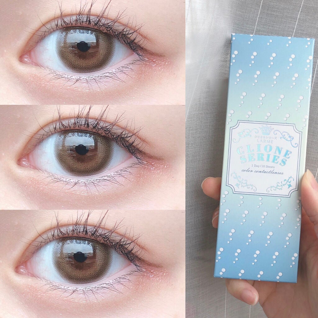 ラルムクリオネシリーズワンデー/LARME/ワンデー(1DAY)カラコンを使ったクチコミ(4枚目)