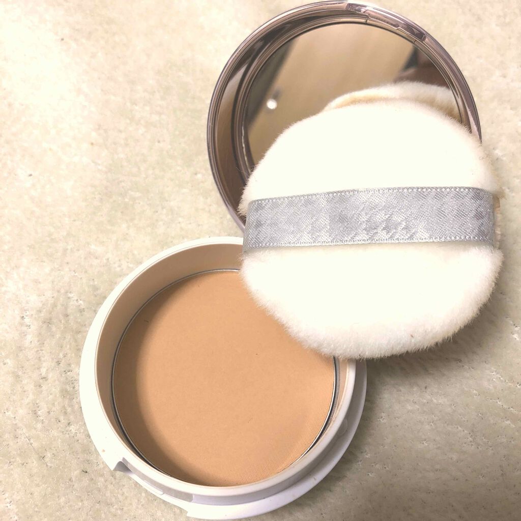 フェイスパウダー ハイカバー N マットオークル/クリアラスト/プレストパウダーを使ったクチコミ（2枚目）