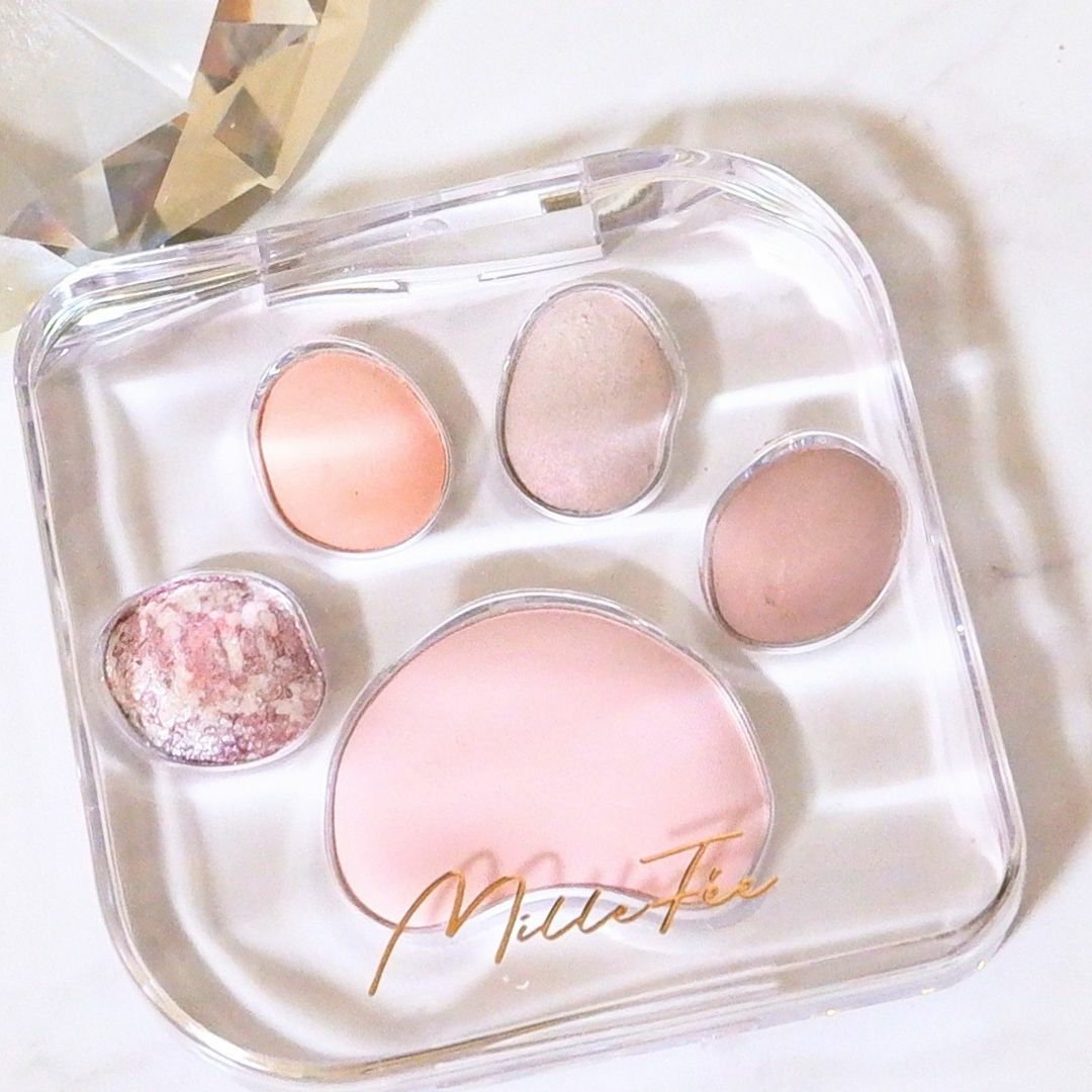 ミャオパウズアイシャドウパレット 01 甘えんぼ/MilleFée/アイシャドウパレットを使ったクチコミ（3枚目）