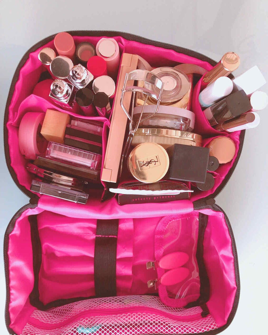 NMB48吉田朱里プロデュースオールインワンBIGメイクポーチ/主婦の友社/雑誌を使ったクチコミ(3枚目)