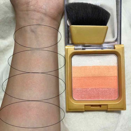 グラデーションチーク N/excel/パウダーチークを使ったクチコミ(3枚目)