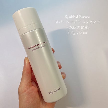 MICHIKO.LIFE スパークロイドエッセンスのクチコミ「\毛穴より小さい泡の美容液🫧/
Sparkloid Essence 
スパークロイドエッセン.....」(2枚目)