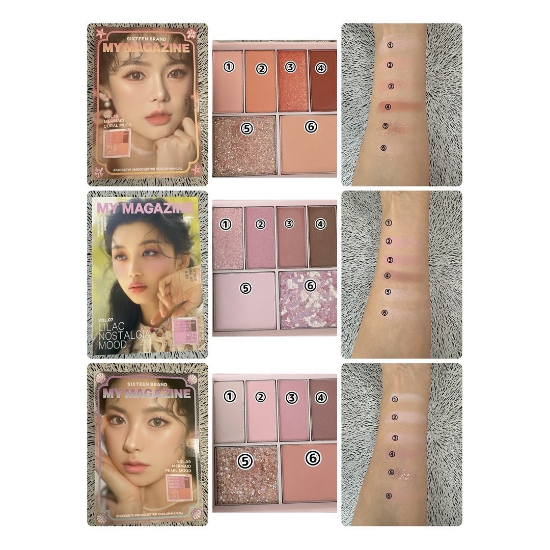 16 MY MAGAZINE/16BRAND/アイシャドウパレットを使ったクチコミ(3枚目)