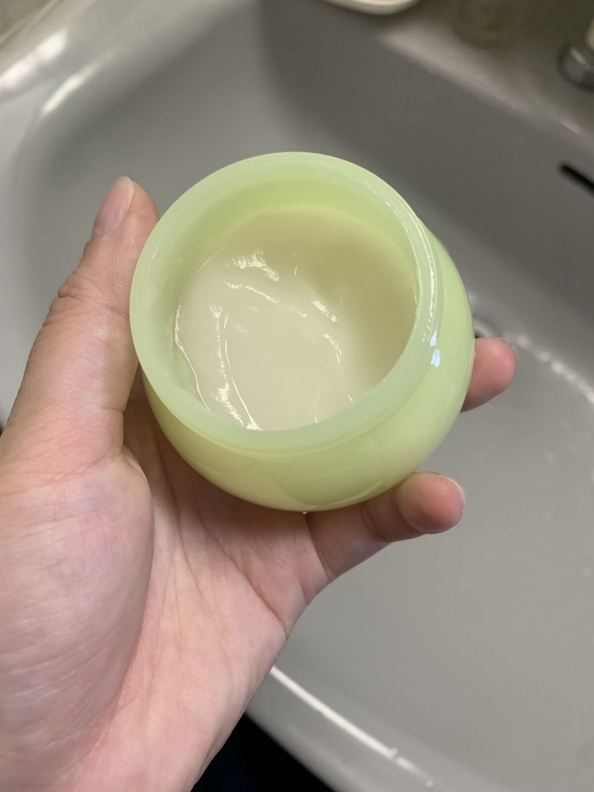 白玉もちウォータークリーム/NUAN/フェイスクリームを使ったクチコミ（3枚目）