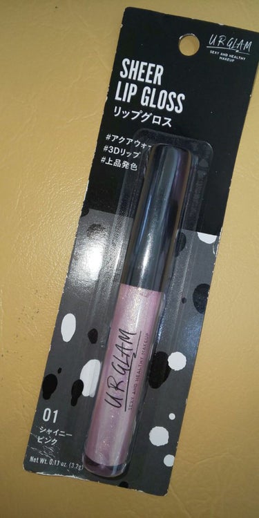 UR GLAM　SHEER LIP GLOSS/U R GLAM/リップグロスを使ったクチコミ（1枚目）