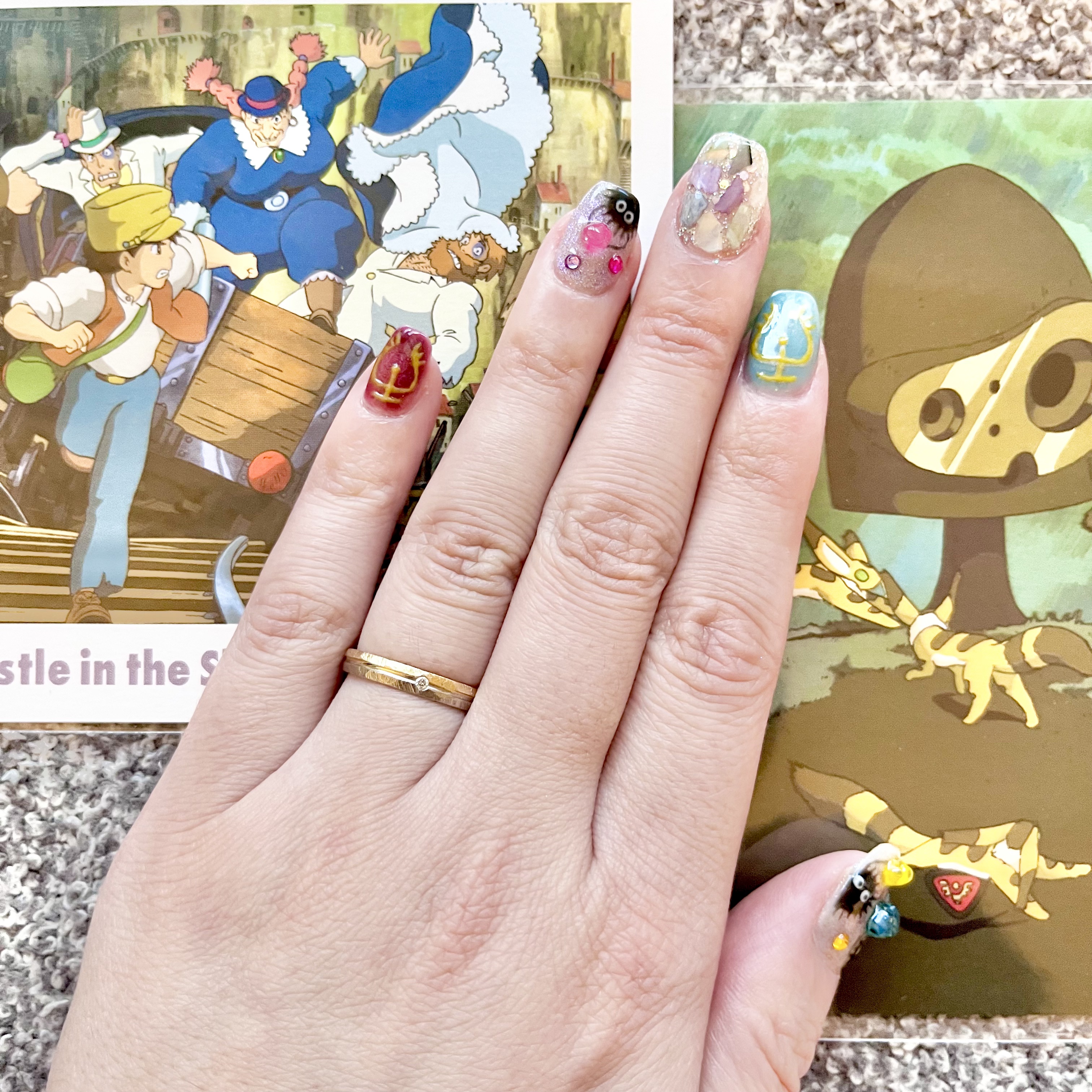 ジェルネイル（ライト対応）/セリア/ジェルネイルを使ったクチコミ（1枚目）