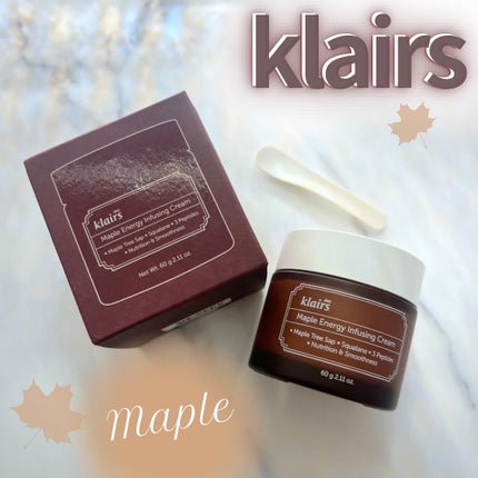 メープルエナジーインフュージングクリーム/Klairs/フェイスクリームを使ったクチコミ(1枚目)