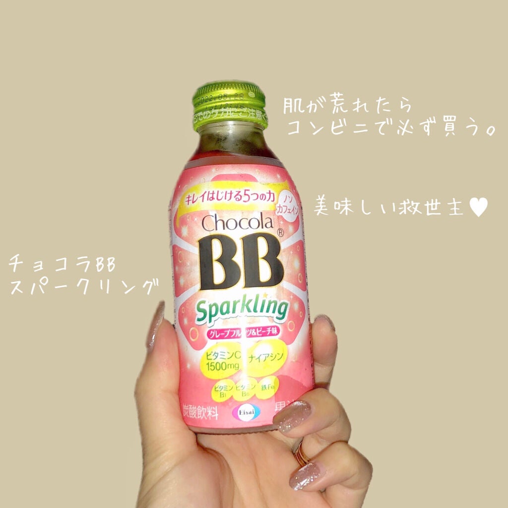チョコラBBスパークリング/チョコラBB/美容ドリンクを使ったクチコミ(1枚目)