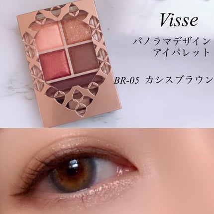 パノラマデザイン アイパレット/Visée/アイシャドウパレットを使ったクチコミ(1枚目)