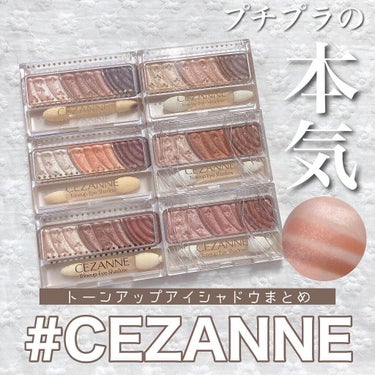 トーンアップアイシャドウ/CEZANNE/アイシャドウパレットを使ったクチコミ（1枚目）