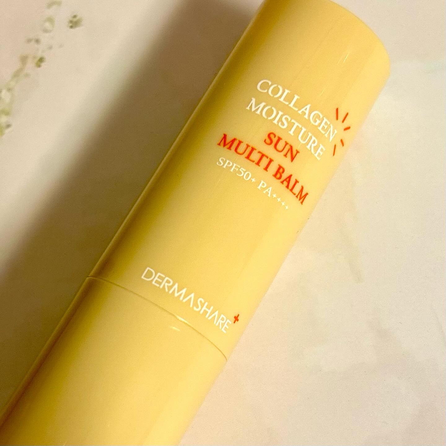 コラーゲンモイスチャーSUNマルチバーム/DERMASHARE/日焼け止めスティックを使ったクチコミ（3枚目）