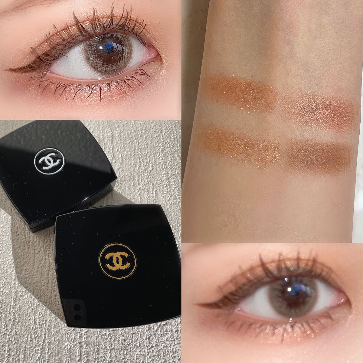 レ キャトル オンブル/CHANEL/アイシャドウパレットを使ったクチコミ（3枚目）