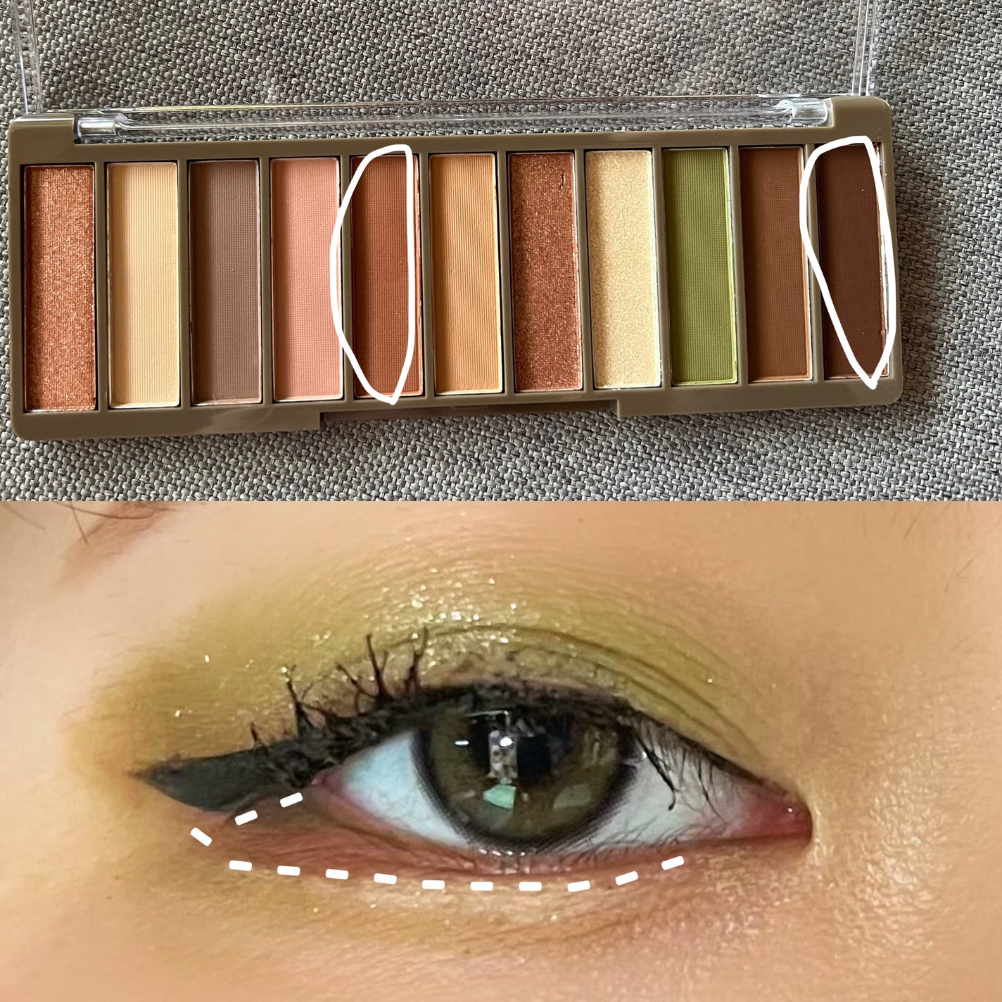 アイシャドウパレット/coou/アイシャドウパレットを使ったクチコミ(5枚目)