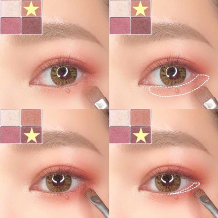 シルキースフレアイズ/キャンメイク/アイシャドウパレットを使ったクチコミ(4枚目)