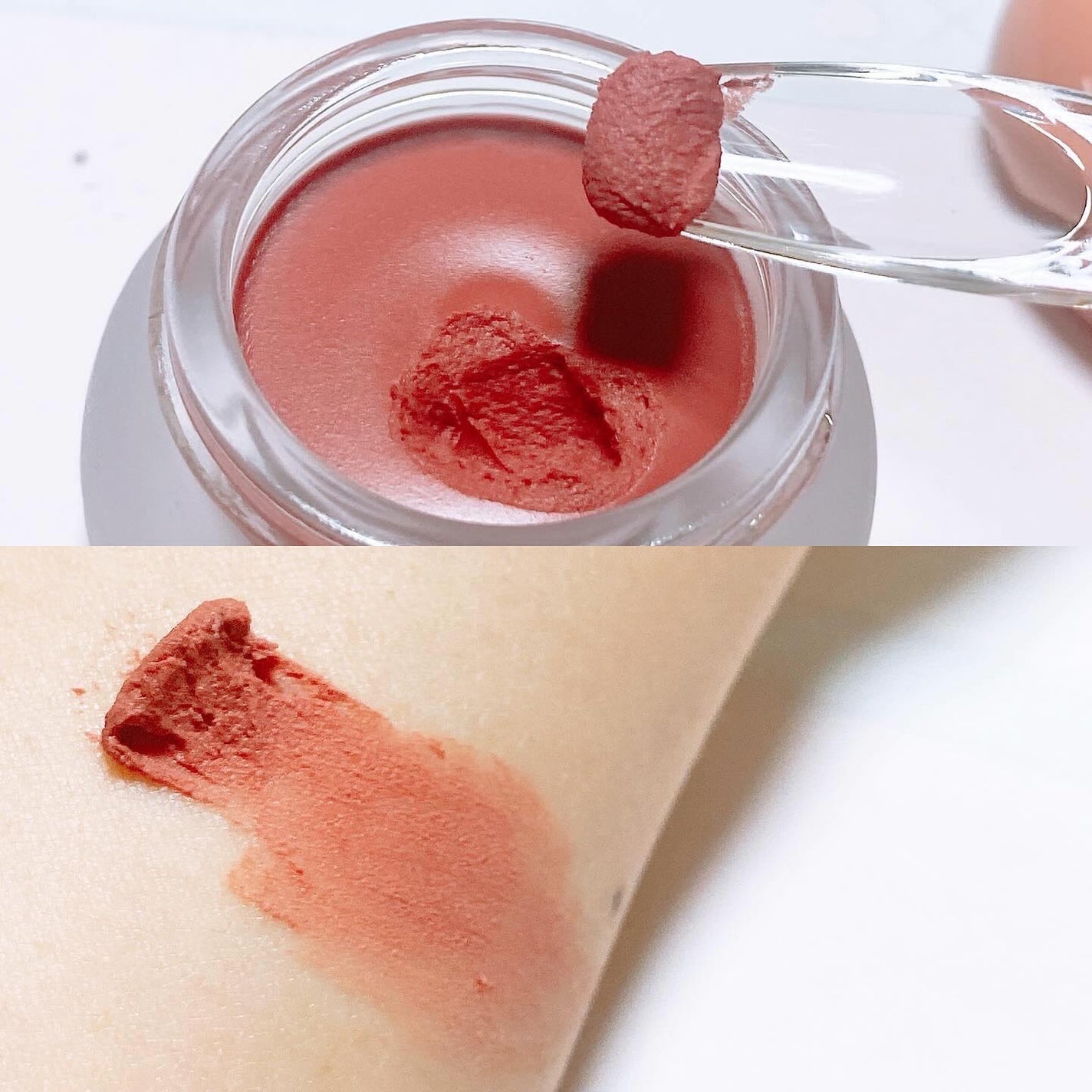 リップアンドチーク ブラーリープリンポット/fwee/口紅を使ったクチコミ(5枚目)