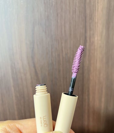 la peau de gem. gemini mascaraのクチコミ「la peau de gem.
gemini mascara　ma-02 パープル      .....」（2枚目）