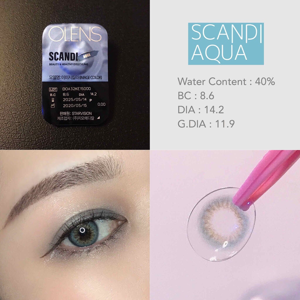 SCANDI(スカンディ)/OLENS/カラーコンタクトレンズを使ったクチコミ(3枚目)