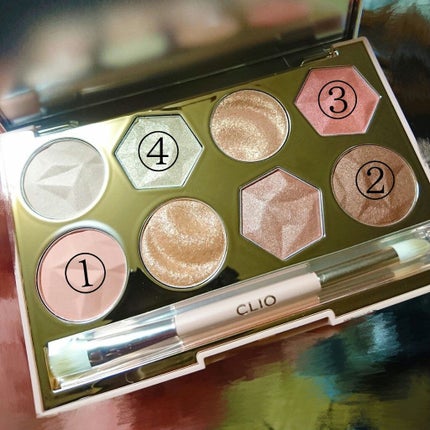 プリズム エアー アイ パレット/CLIO/アイシャドウパレットを使ったクチコミ(2枚目)