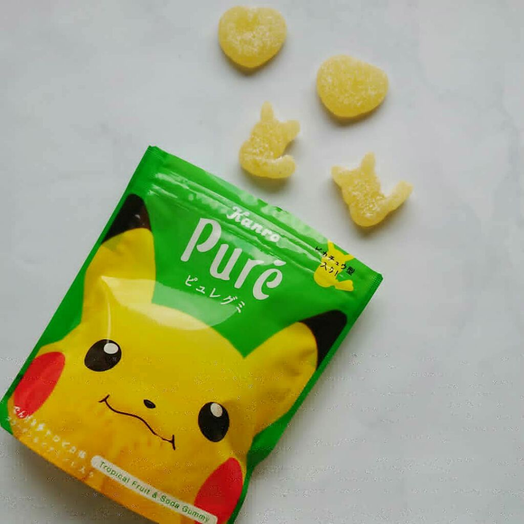 ピュレグミポケモン でんげきトロピカ味パイルのみ風/カンロ/食品を使ったクチコミ（1枚目）